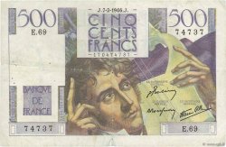 500 Francs CHATEAUBRIAND FRANCE  1946 F.34.04 F