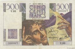 500 Francs CHATEAUBRIAND FRANCE  1947 F.34.07 TTB