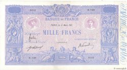 1000 Francs BLEU ET ROSE FRANCE  1911 F.36.25 TTB
