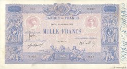 1000 Francs BLEU ET ROSE FRANCE  1916 F.36.30