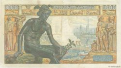 1000 Francs DÉESSE DÉMÉTER FRANCE  1942 F.40.01 TB+