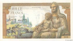 1000 Francs DÉESSE DÉMÉTER FRANCE  1942 F.40.01 SPL