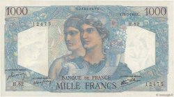 1000 Francs MINERVE ET HERCULE FRANCE  1945 F.41.06 SPL