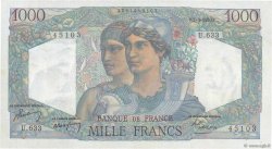 1000 Francs MINERVE ET HERCULE FRANCE  1950 F.41.31 SUP