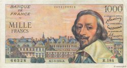 1000 Francs RICHELIEU FRANCE  1955 F.42.15 TB+