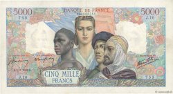 5000 Francs EMPIRE FRANÇAIS FRANCE  1942 F.47.01 TTB