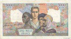 5000 Francs EMPIRE FRANÇAIS FRANCE  1942 F.47.05