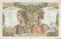 5000 Francs TERRE ET MER FRANCE  1949 F.48.01 TB+