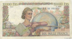 10000 Francs GÉNIE FRANÇAIS FRANCE  1951 F.50.54 B+