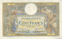 100 Francs LUC OLIVIER MERSON grands cartouches FRANCE  1924 F.24.02 VF