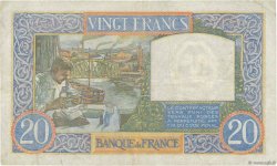20 Francs TRAVAIL ET SCIENCE FRANCE  1940 F.12.11 TTB