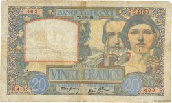 20 Francs TRAVAIL ET SCIENCE FRANCE  1941 F.12.14 pr.TB