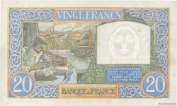 20 Francs TRAVAIL ET SCIENCE FRANCE  1941 F.12.17 pr.SUP