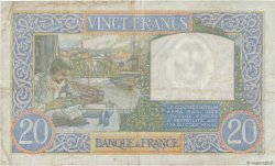 20 Francs TRAVAIL ET SCIENCE FRANCE  1941 F.12.18 TTB