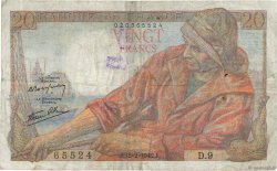 20 Francs PÊCHEUR FRANCE  1942 F.13.01 TB