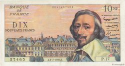 10 Nouveaux Francs RICHELIEU FRANCE  1959 F.57.02 TTB+