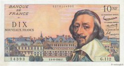 10 Nouveaux Francs RICHELIEU FRANCE  1960 F.57.09 SPL+
