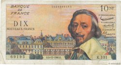 10 Nouveaux Francs RICHELIEU FRANCE  1960 F.57.11 TB