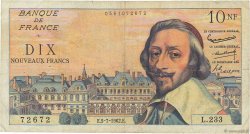 10 Nouveaux Francs RICHELIEU FRANCE  1962 F.57.20
