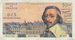 10 Nouveaux Francs RICHELIEU FRANCE  1962 F.57.21