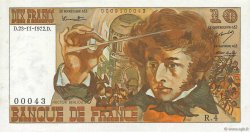 10 Francs BERLIOZ FRANCE  1972 F.63.01 TTB+