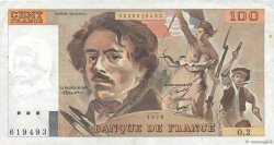 100 Francs DELACROIX FRANCE  1978 F.68.02