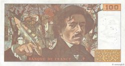 100 Francs DELACROIX modifié FRANCE  1978 F.69.01d TTB