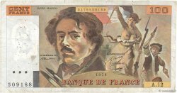 100 Francs DELACROIX modifié FRANCE  1979 F.69.02c B