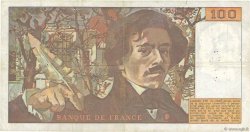 100 Francs DELACROIX modifié FRANCE  1979 F.69.02c pr.TTB