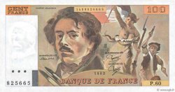 100 Francs DELACROIX modifié FRANCIA  1982 F.69.06