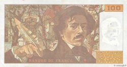 100 Francs DELACROIX imprimé en continu FRANCE  1993 F.69bis.05 TTB