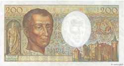 200 Francs MONTESQUIEU FRANCE  1981 F.70.01 TTB+