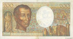 200 Francs MONTESQUIEU FRANCE  1981 F.70.01 TTB