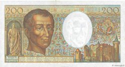 200 Francs MONTESQUIEU FRANCE  1981 F.70.01 VF+
