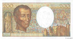 200 Francs MONTESQUIEU FRANCE  1984 F.70.04 pr.SPL