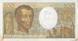 200 Francs MONTESQUIEU FRANCE  1991 F.70.11 TTB