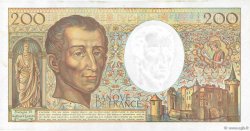 200 Francs MONTESQUIEU FRANCE  1990 F.70.10c SUP
