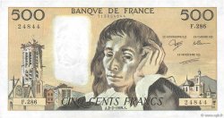 500 Francs PASCAL FRANCE  1989 F.71.40 pr.SUP