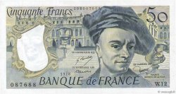 50 Francs QUENTIN DE LA TOUR FRANCE  1978 F.67.03 SUP