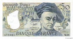 50 Francs QUENTIN DE LA TOUR FRANCE  1981 F.67.07 SUP