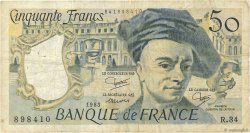 50 Francs QUENTIN DE LA TOUR FRANCE  1983 F.67.09 B