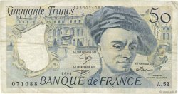 50 Francs QUENTIN DE LA TOUR FRANCE  1990 F.67.16A59