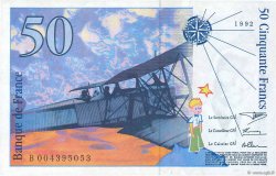 50 Francs SAINT-EXUPÉRY FRANCE  1992 F.72.01b TTB