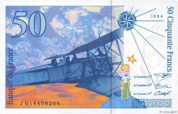 50 Francs SAINT-EXUPÉRY Modifié FRANCE  1994 F.73.01a pr.NEUF