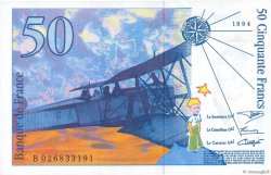 50 Francs SAINT-EXUPÉRY Modifié FRANCE  1994 F.73.01d pr.NEUF