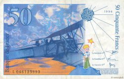 50 Francs SAINT-EXUPÉRY Modifié FRANCE  1996 F.73.03 TTB