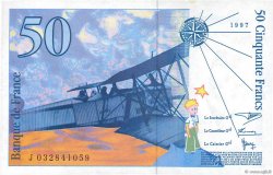 50 Francs SAINT-EXUPÉRY Modifié FRANCE  1997 F.73.04 SPL