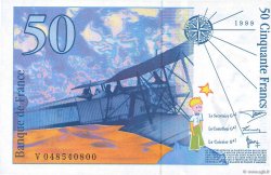 50 Francs SAINT-EXUPÉRY Modifié Fauté FRANCE  1997 F.73.04 NEUF