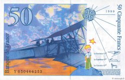 50 Francs SAINT-EXUPÉRY Modifié FRANCE  1999 F.73.05 SUP