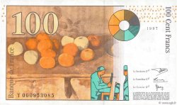 100 Francs CÉZANNE FRANCE  1997 F.74.01 pr.SUP